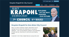 Desktop Screenshot of krapohl4council.com